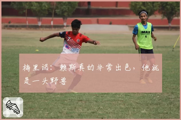 梅里诺:赖斯真的非常出色,他就是一头野兽